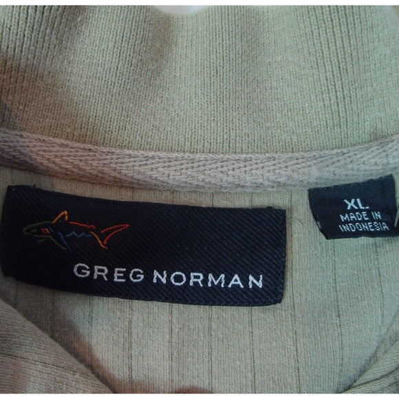 Greg Norman Polo Shirt Mens Extra Large Brown Golf Golfing Outdoors Short Sleeve - Picture 3 of 12